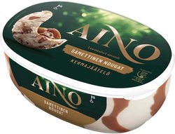 Aino Samettinen Nougat kermajäätelö kotipakkaus 508g/900ml
