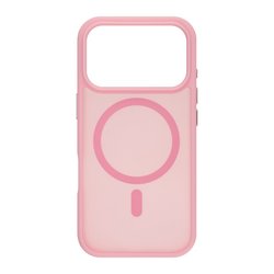 FoneKit MagSafe Soft Touch suojakuori, iPhone 17 Pro Max, pinkki