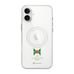 Phonecases3D iPhone 16 Plus Varbergs BoIS Clear case (MagSafe) -suojakuori, valkoinen