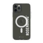 Phonecases3D iPhone 12 RBK Clear case (MagSafe) -suojakuori, musta