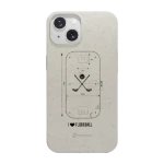 Phonecases3D iPhone 15 Pixbo IBK kompostoituva suojakuori, valkoinen