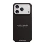 Phonecases3D iPhone 17 Pro Max Marit Bakkli kompostoituva suojakuori, musta