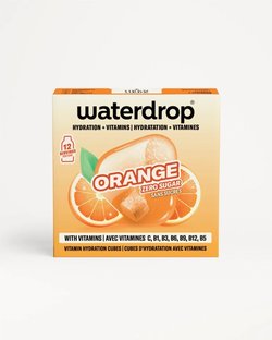 Waterdrop Microdrink Orange - appelsiinin makuinen nesteyttävä porekuutio, 12 x 2,1 g