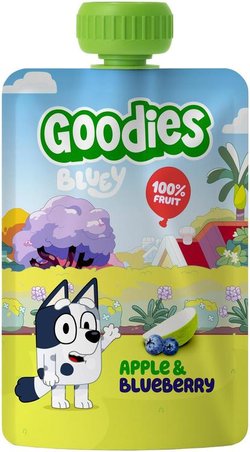 Goodies Bluey Apple & blueberry smoothie 100g