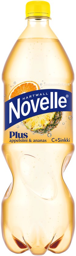 Novelle Plus C + Sinkki Appelsiini-Ananas 1,5l