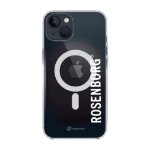 Phonecases3D iPhone 13 RBK Clear case (MagSafe) -suojakuori, musta