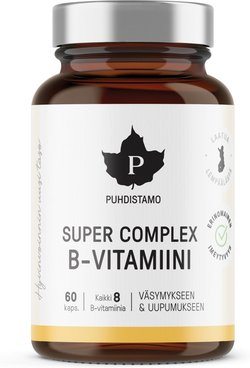 Puhdistamo Super Complex B-vitamiini, 60 kaps