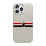 Phonecases3D iPhone 16 Pro Max Manchester United FC kompostoituva suojakuori, valkoinen
