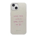 Phonecases3D iPhone 15 Martine Halvorsen kompostoituva suojakuori, valkoinen