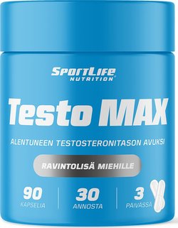 SportLife Testo MAX 90kaps, 106 g