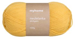 myhome neulelanka 150g 11215 keltainen