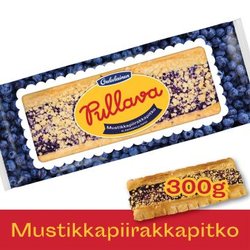 OULULAINEN PULLAVA MUSTIKKAPIIRAKKAPITKO 300 G