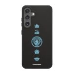 Phonecases3D Samsung Galaxy S25+ Man City kompostoituva suojakuori, musta