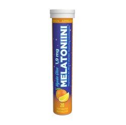 Via Naturale Hyvän Olon Melatoniini 1,9 mg poretabletti 20 kpl 80g appelsiini sitruuna