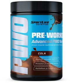 SportLife Pre-Workout Cola treenilaturi, 250 g
