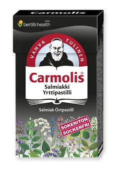 Carmolis Salmiakki Yrttipastilli