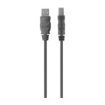 Belkin USB 2.0 A - B -kaapeli, 3 m, harmaa