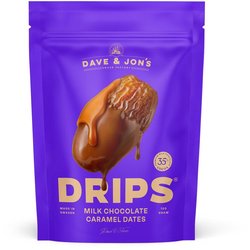 Dave & Jon´s DRIPS Karamellinmakuisia taateleita maitosuklaalla