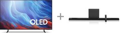 Samsung 77" S85H – 4K OLED TV + HW-QS700F 3.1.2 Dolby Atmos soundbar -tuotepaketti