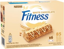 Fitness 6x22,5g White Chocolate viljapatukka