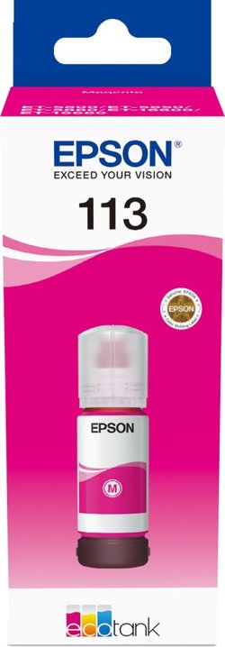Epson 113 EcoTank -mustepullo, magenta