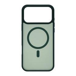 FoneKit MagSafe Soft Touch suojakuori, iPhone 17 Pro Max, tummanvihreä
