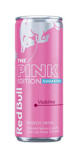 Red Bull Pink Edition Vadelma energiajuoma sokeriton 0,25l