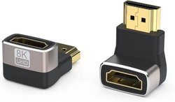 Fuj:tech HDMI Ultra High Speed 90° -kulma-adapteri, versio 3