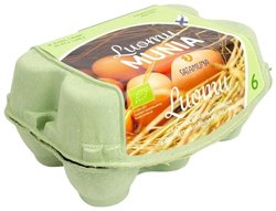 Satamuna luomumunia ruskeat M6