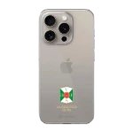 Phonecases3D iPhone 16 Pro Max Varbergs BoIS Clear case -suojakuori, valkoinen