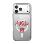 Phonecases3D iPhone 17 Pro Atlético de Madrid Clear case (MagSafe) -suojakuori, valkoinen