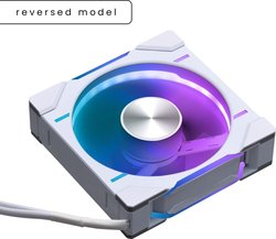 Phanteks D30-120 Reversed Airflow D-RGB PWM -tuuletin, valkoinen, 120 mm