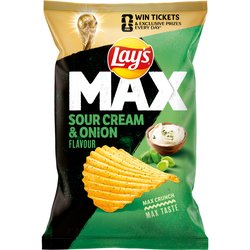 Perunalastu Lay's 185 g Max Sour Cream & Onion