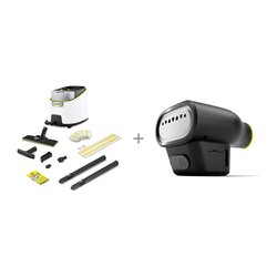 Kärcher SC 4 Deluxe Easy Fix höyrypesuri + Kärcher vaatehöyrystin