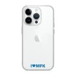 Phonecases3D iPhone 14 Pro Molde FK Clear case -suojakuori, valkoinen