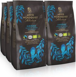 Arvid Nordquist Amigas -kahvipapu, 6 x 450 g