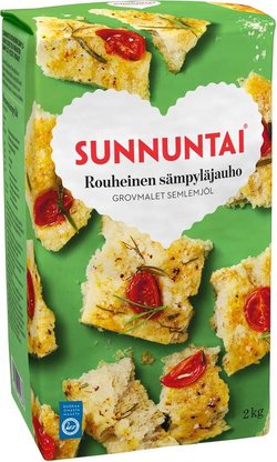 Sunnuntai 2kg rouheinen sämpyläjauho
