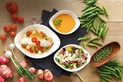 Villeroy & Boch Vapiano trio bowl -kulhosetti, 6-osainen, valkoinen
