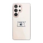 Phonecases3D Samsung Galaxy S25 Ultra Viking FK Clear case -suojakuori, valkoinen
