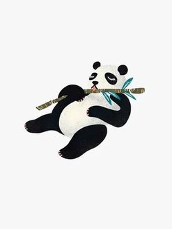 RoomMates Sisustustarrat Panda