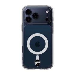 Phonecases3D iPhone 17 Pro Odds Ballklubb Clear case (MagSafe) -suojakuori, musta