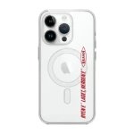 Phonecases3D iPhone 14 Pro Brann SK Clear case (MagSafe) -suojakuori, valkoinen