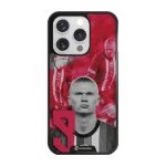 Phonecases3D iPhone 15 Pro Norges Fotballforbund Haaland -3D suojakuori, musta