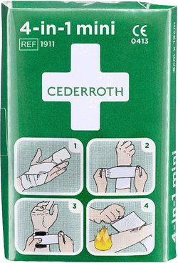 Cederroth 4-in-1 pieni ensiapuside, 4 kpl