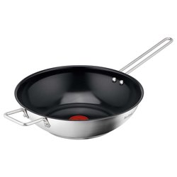 Tefal Nordica wokkipannu 28 cm, keraaminen/ruostumaton teräs