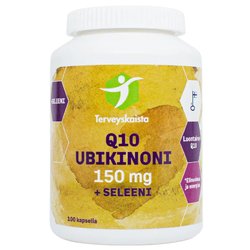 Terveyskaista Ubikinoni 150 mg + seleeni 100 kaps