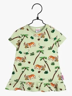 Peppi Pitkätossu Palmupuu Mekko, Vihreä