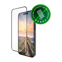 dbramante1928 eco-shield näytönsuoja, iPhone 16 Pro Max, musta reuna