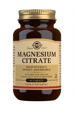 Solgar Magnesiumsitraatti (60 tabl)