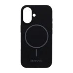 Snapcase Apple iPhone 16 Silicone MagSafe, musta